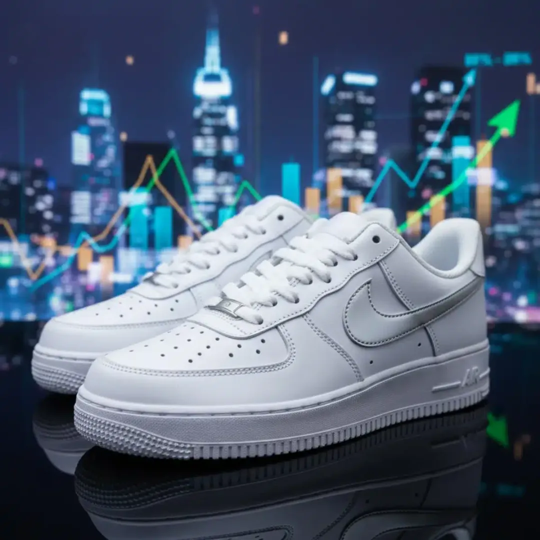 Zapatillas Nike nuevas en un entorno moderno, reflejando las tendencias de precios futuras.