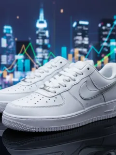 Zapatillas Nike nuevas en un entorno moderno, reflejando las tendencias de precios futuras.