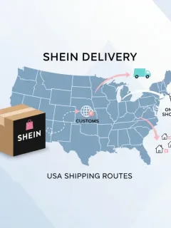 Paquete de SHEIN siendo entregado en Estados Unidos, simbolizando las nuevas políticas de envío.