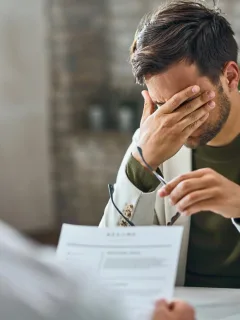 Hombre que necessita de Descuentos para Desempleados.