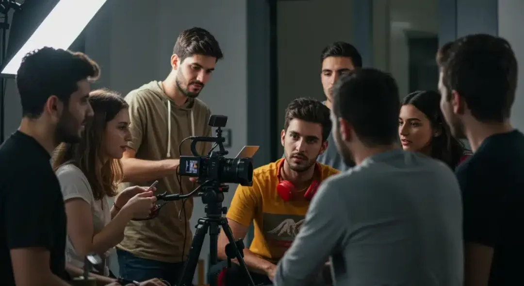 Influencers españoles colaborando en un proyecto de contenido digital