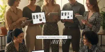 Jóvenes comprando ropa de moda online, buscando alternativas a SHEIN a precios similares en 2025.