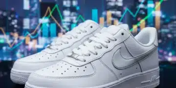 Zapatillas Nike nuevas en un entorno moderno, reflejando las tendencias de precios futuras.
