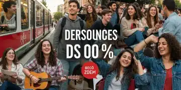 Jóvenes españoles aprovechando descuentos en transporte y ocio