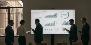 Ejecutivos analizando datos de ROI de branding en España para el cuarto trimestre de 2026