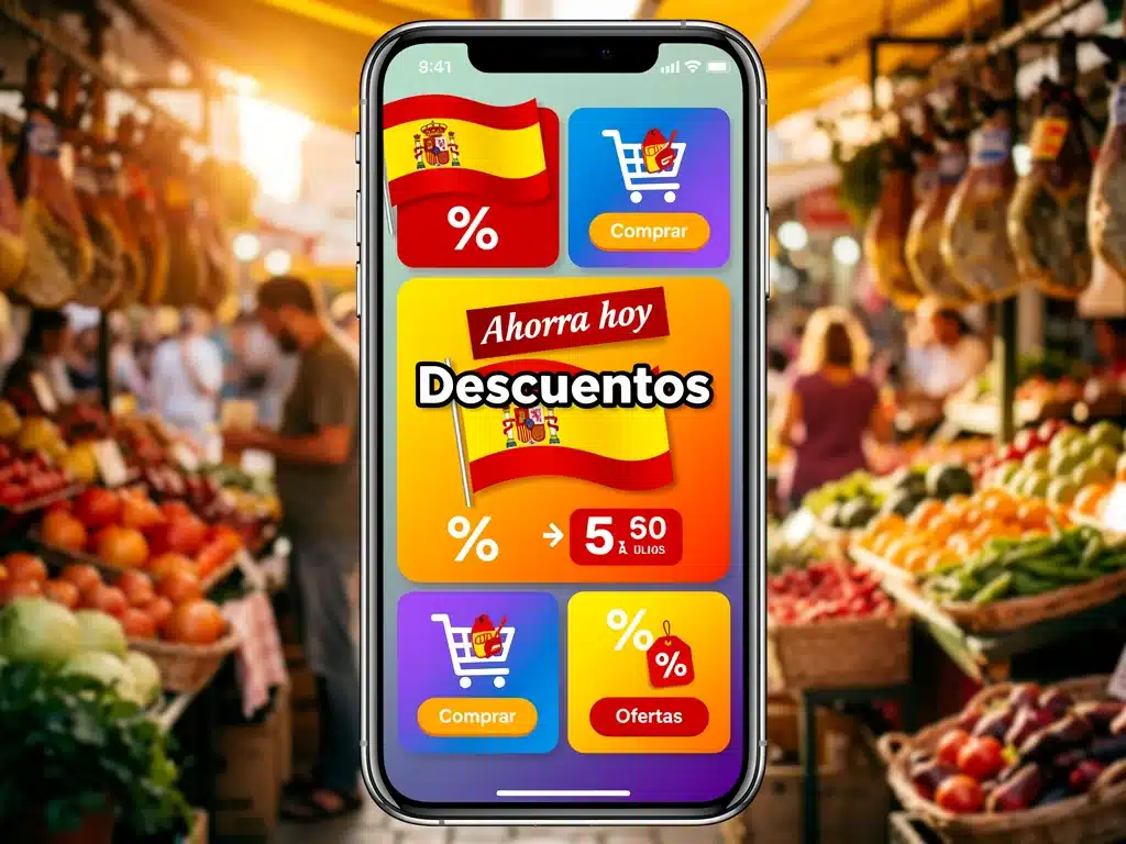 Nuevas apps de descuentos en España 2026: Ahorra hasta un 17% mensual
