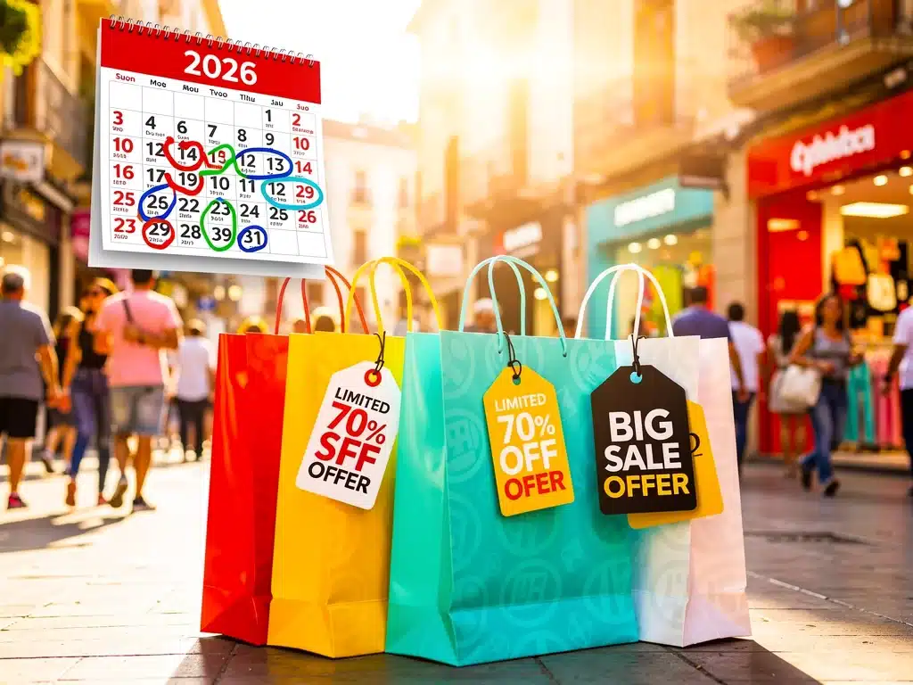 Calendario Nacional de Rebajas 2026: Cómo conseguir hasta un 70% de descuento escalonado en 3 fases clave