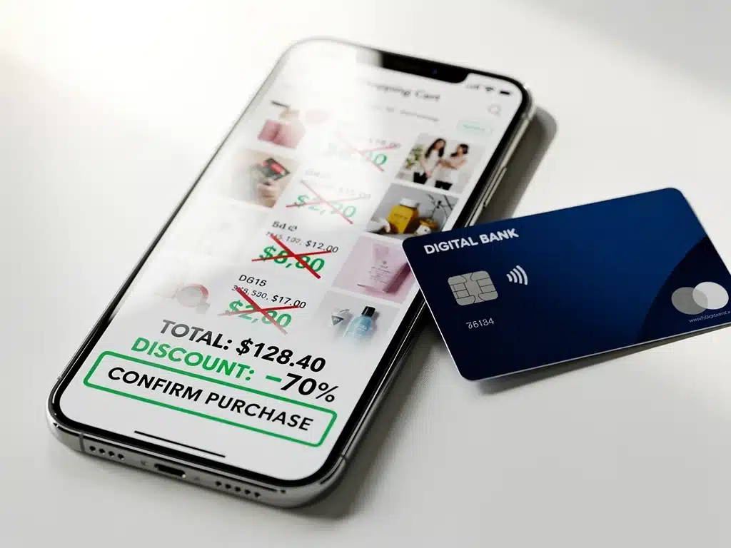 Comprador aprovechando descuentos del 70% en línea durante el Calendario Nacional de Rebajas 2026.